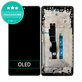 Schermo OLED per Xiaomi Redmi Note 13 5G 2312DRAABC, Stealth Black, Vetro touch con cornice