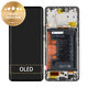 Schermo LCD per Honor Magic6 Lite, Black, Vetro touch con cornice e batteria, 0235AHHP, 0235AHHU, Genuine Service Pack