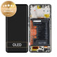 Schermo LCD per Honor Magic6 Lite, Black, Vetro touch con cornice e batteria, 0235AHHP, 0235AHHU, Genuine Service Pack