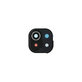 Lente fotocamera posteriore con frame per Xiaomi Mi 11 Lite 5G, Truffle Black