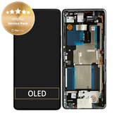 Schermo per Asus Zenfone 11 Ultra, Eternal Black, Vetro touch con cornice, B90AI00N1-R20010, Genuine Service Pack