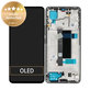 Schermo per Xiaomi Redmi Note 13 Pro 5G, Midnight Black, Vetro touch con cornice, 5600020N1600, Genuine Service Pack