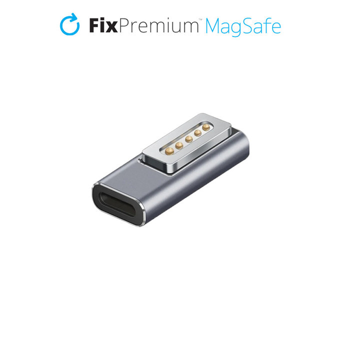 Adattatore USB-C a MagSafe 1, Silver, FixPremium