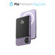 Power Bank MagSafe con LCD 5000mAh, Purple, FixPremium