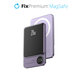Power Bank MagSafe con LCD 5000mAh, Purple, FixPremium