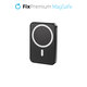 Power Bank MagSafe con supporto 5000mAh, Black, FixPremium