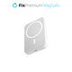 Power Bank MagSafe con supporto 5000mAh, White, FixPremium