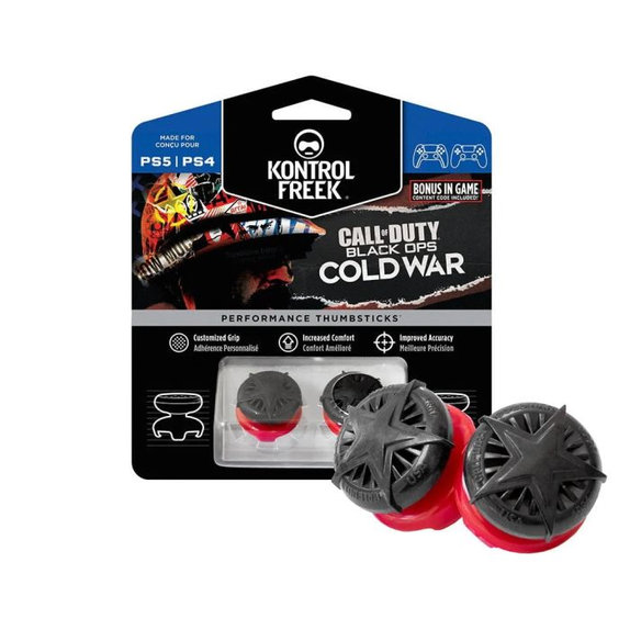 Cappucci estesi per levette controller COD Black Ops Cold War per PS4/PS5, Kontrol Freek
