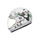 Casco da bambino per monopattino elettrico e bicicletta 46-52cm, Panda