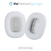 Cuscinetti auricolari di ricambio per AirPods Max, Eco-Leather, White