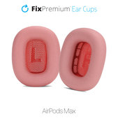 Cuscinetti auricolari di ricambio per AirPods Max, Eco-Leather, Red