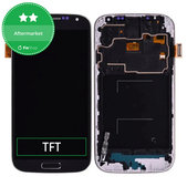 Schermo per Samsung S4 Mini Value I915i, Black Mist, Vetro touch con cornice