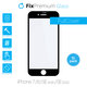 Vetro temperato FullCase 10 pz. per iPhone 7, 8, SE 2020, SE 2022, FixPremium