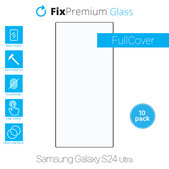 Vetro temperato FullCase 10 pz. per Samsung S24 Ultra, FixPremium