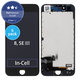 Schermo 5 Pack In-Cell per iPhone 8, SE (2020), SE (2022), Black, Vetro touch con cornice, FixPremium