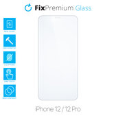Vetro temperato per iPhone 12, 12 Pro, FixPremium