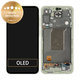 Schermo per Samsung A55 A556B, Awesome Lemon, Vetro touch con cornice, GH82-34305D, Genuine Service Pack