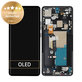 Schermo per Motorola Edge 50 Pro, Black Beauty, Vetro touch con cornice, 5D68C24092, 5D68C24322, Genuine Service Pack
