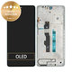 Schermo per Xiaomi Redmi Note 13 5G 2312DRAABC, Ocean Teal, Vetro touch con cornice, 5600030N1700, Genuine Service Pack