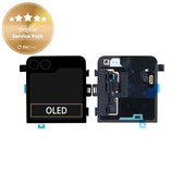 Schermo per Samsung Z Flip 6 F741B, Crafted Black, Vetro touch con cornice, External, GH97-30012E, Genuine Service Pack
