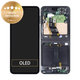 Schermo per Samsung Z Flip 6 F741B, Crafted Black, Vetro touch con cornice, GH82-35014E, Genuine Service Pack