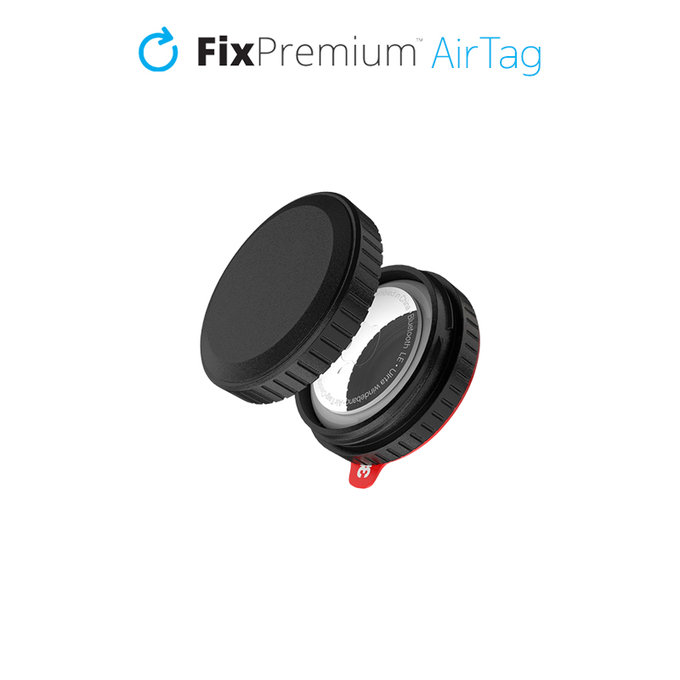 Custodia protettiva per AirTag, Black, FixPremium