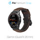 Cinturino in pelle per Garmin QuickFit 26mm, Brown, FixPremium