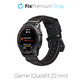 Cinturino in pelle per Garmin QuickFit 22mm, Black, FixPremium