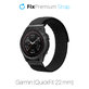 Cinturino in nylon per Garmin QuickFit 22mm, Black, FixPremium