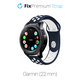 Cinturino sportivo in silicone per Garmin 22mm, Blue, FixPremium