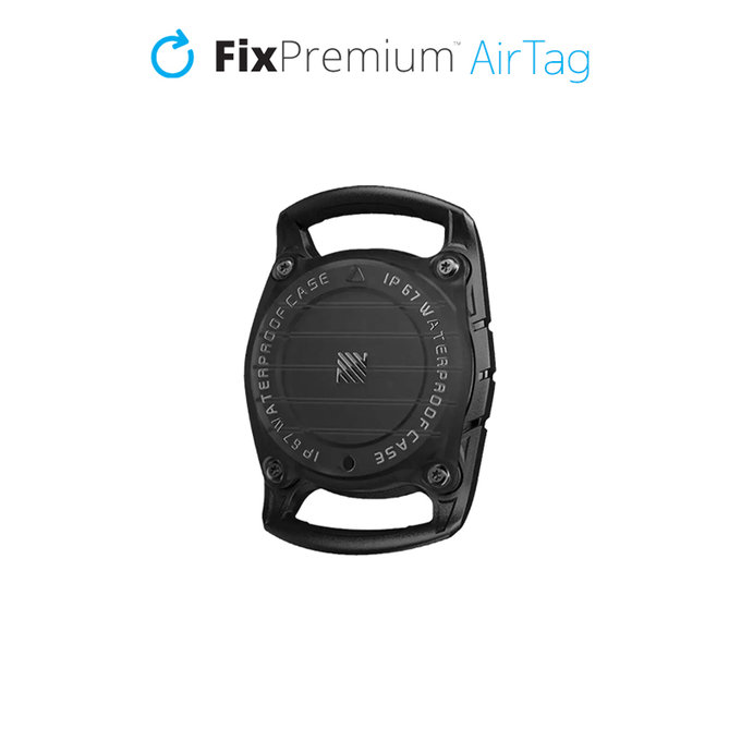 Collare per AirTag per cani e gatti, Black, FixPremium