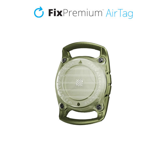 Collare per AirTag per cani e gatti, Green, FixPremium