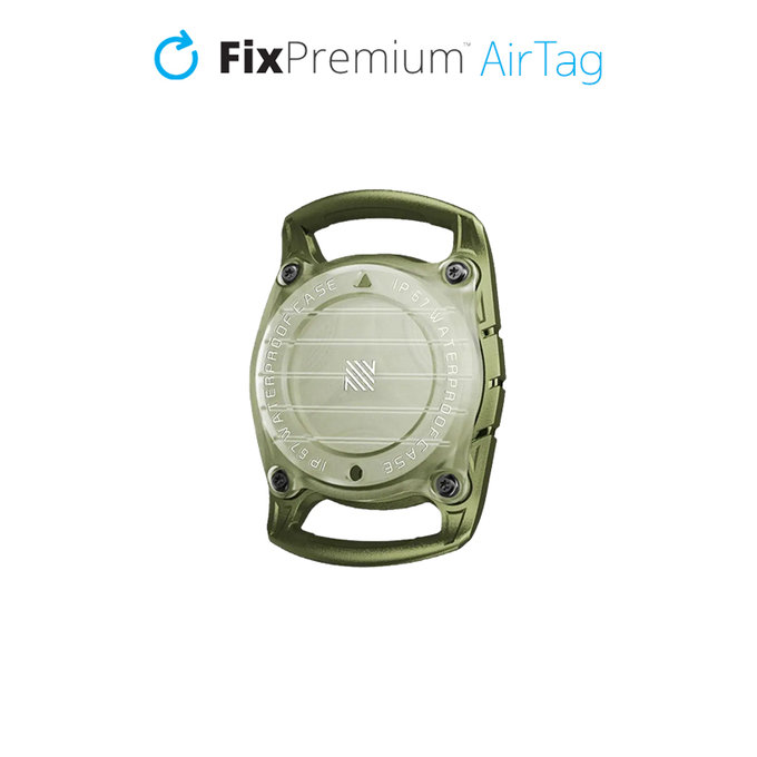Collare per AirTag per cani e gatti, Green, FixPremium