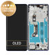 Schermo per Motorola Moto G85 5G, Cobalt Blue, Vetro touch con cornice, 5D68C24856, Genuine Service Pack