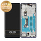 Schermo per Motorola Moto G85 5G, Cobalt Blue, Vetro touch con cornice, 5D68C24856, Genuine Service Pack
