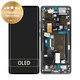 Schermo per Motorola Edge 50 Ultra, Vetro touch con cornice, Forest Grey, 5D68C24483, Genuine Service Pack
