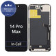 Schermo In-Cell FHD per iPhone 14 Pro Max, Vetro touch con cornice, FixPremium