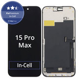 Schermo In-Cell FHD per iPhone 15 Pro Max, Vetro touch con cornice, FixPremium