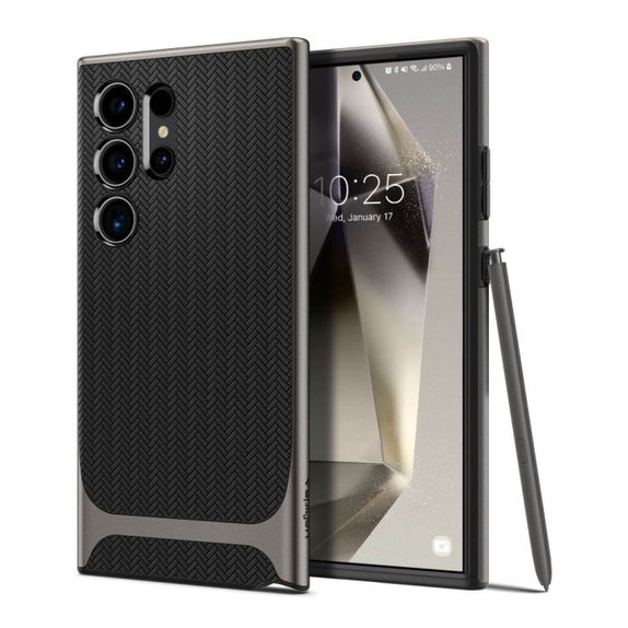 Custodia Neo Hybrid per Samsung S24 Ultra, Gunmetal, Spigen