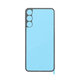 Adesivo copertura batteria per Samsung A15 4G, A15 5G A156B