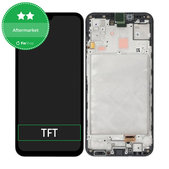 Schermo per Samsung A15 4G, A15 5G A156B, Black, Vetro touch con cornice