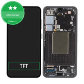 Schermo per Samsung S24 S921B, Onyx Black, Vetro touch con cornice