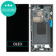 Schermo OLED per Samsung S24 Ultra S928B, Titanium Black, Vetro touch con cornice