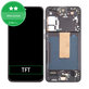 Schermo per Samsung Galaxy S23 Plus S916B, Vetro touch con cornice, Phantom Black