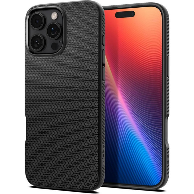Custodia Liquid Air per iPhone 16 Pro Max, Matte Black, Spigen