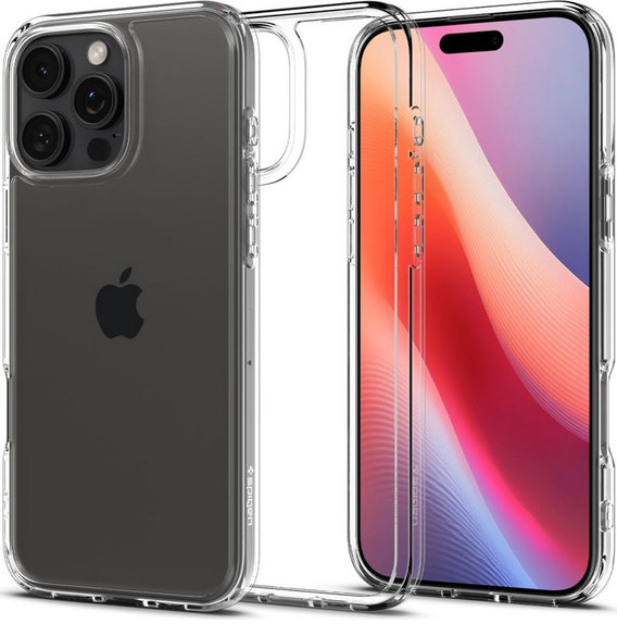 Custodia Ultra Hybrid per iPhone 16 Pro Max, Crystal Clear, Spigen