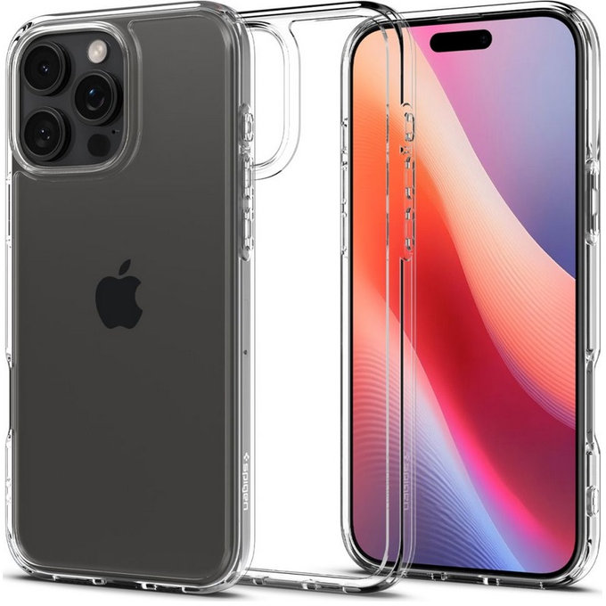 Custodia Ultra Hybrid per iPhone 16 Pro Max, Crystal Clear, Spigen