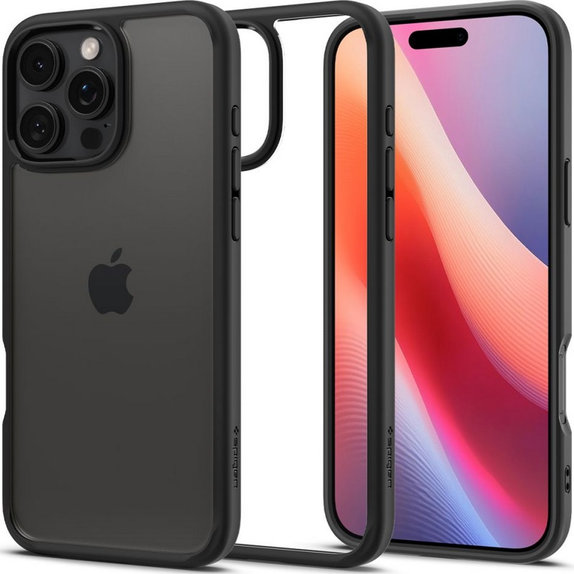 Custodia Ultra Hybrid per iPhone 16 Pro Max, Matte Black, Spigen