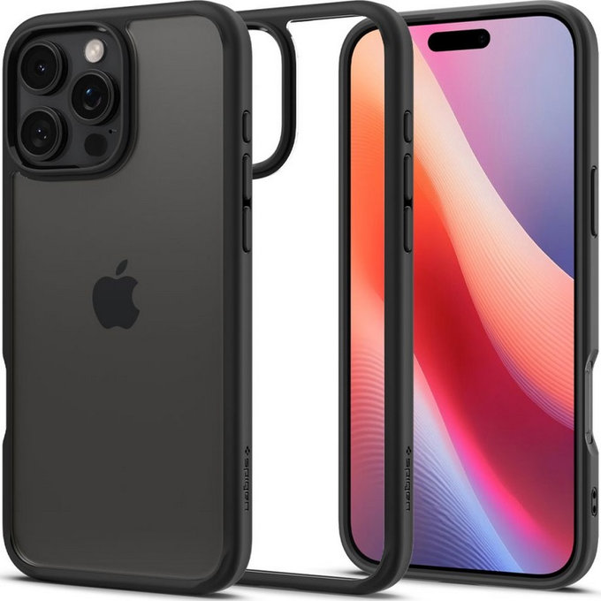 Custodia Ultra Hybrid per iPhone 16 Pro Max, Matte Black, Spigen
