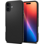 Custodia Liquid Air per iPhone 16 Plus, Matte Black, Spigen